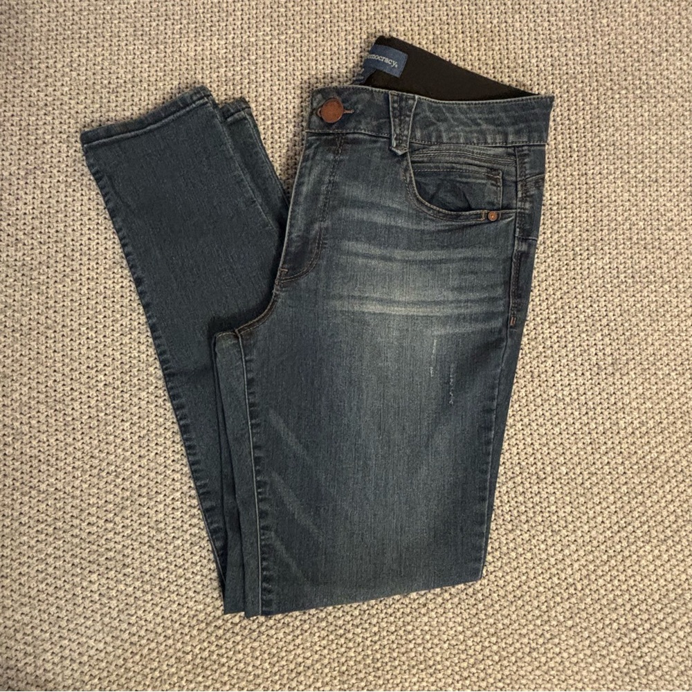 Democracy Women’s Skinny Jeans - Dark Blue Wash